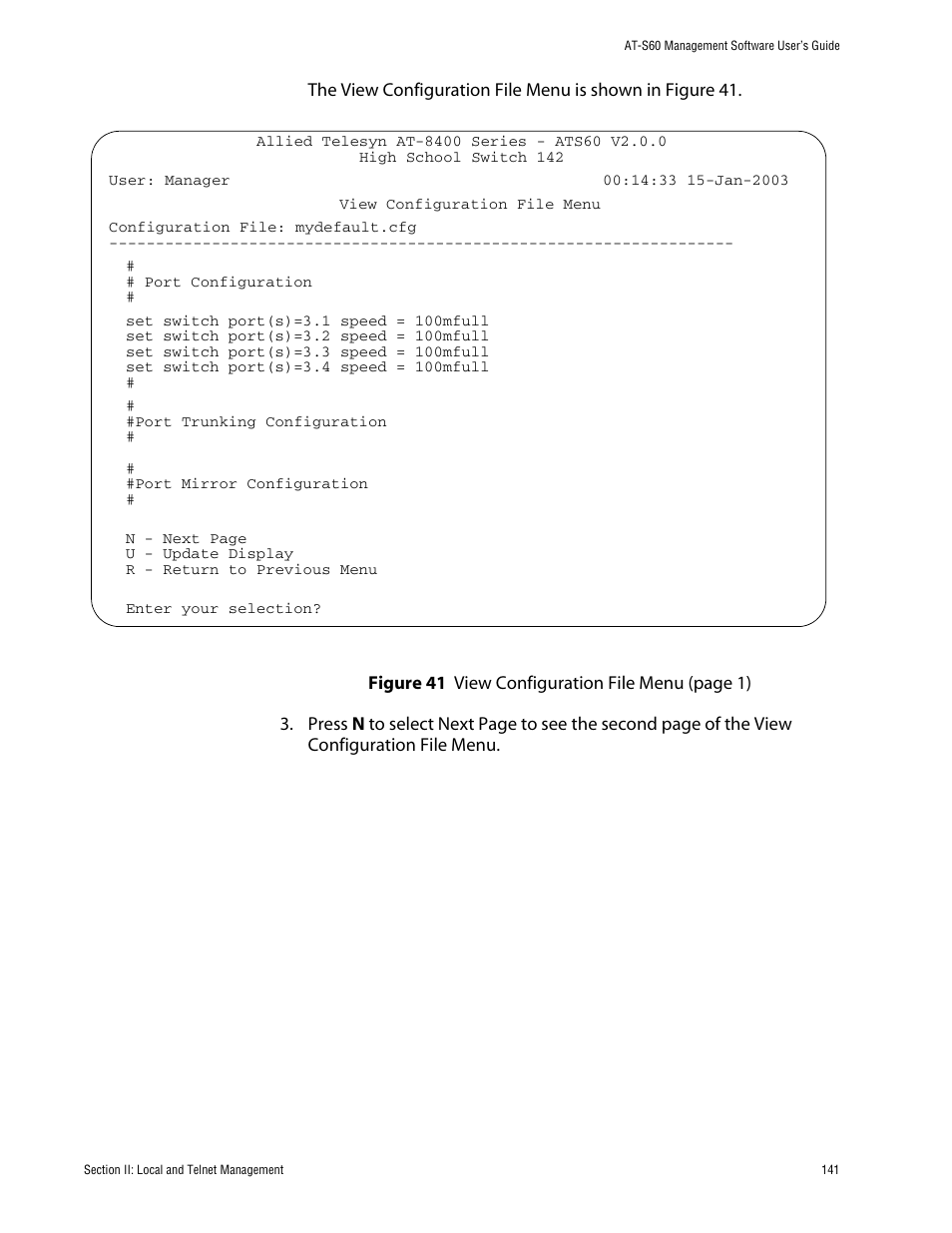 Allied Telesis AT-S60 User Manual | Page 142 / 615