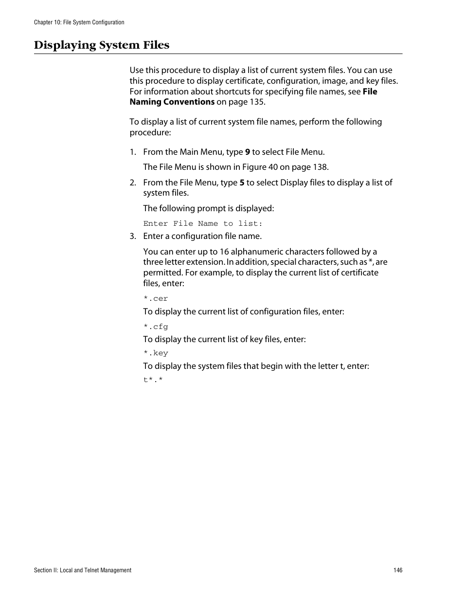 Displaying system files | Allied Telesis AT-S60 User Manual | Page 147 / 615