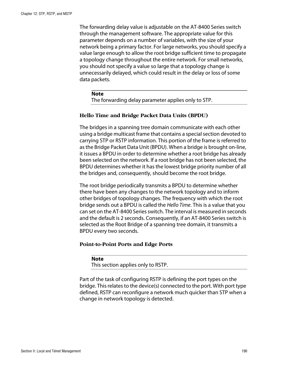 Allied Telesis AT-S60 User Manual | Page 191 / 615