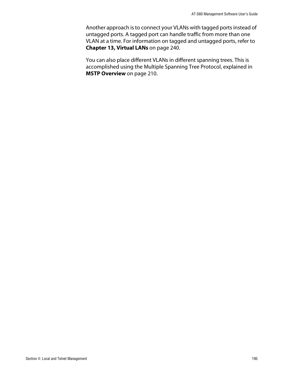 Allied Telesis AT-S60 User Manual | Page 196 / 615