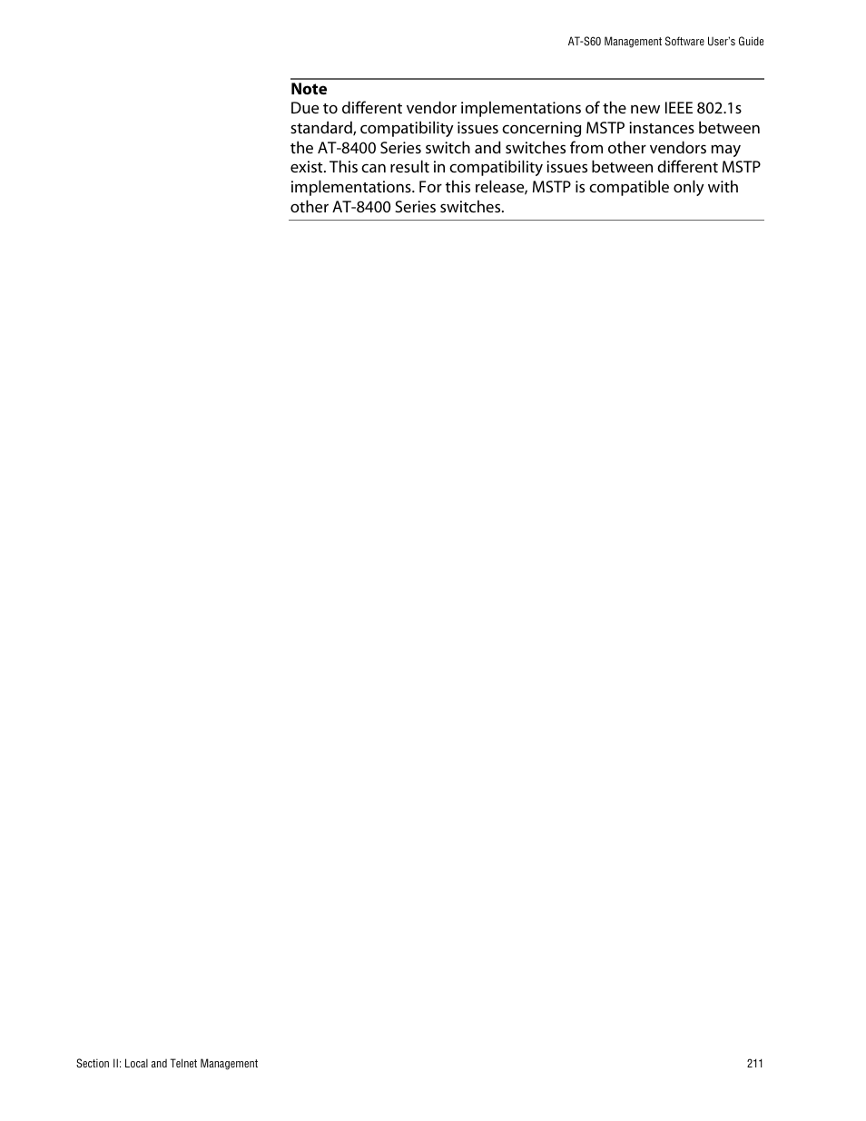 Allied Telesis AT-S60 User Manual | Page 212 / 615