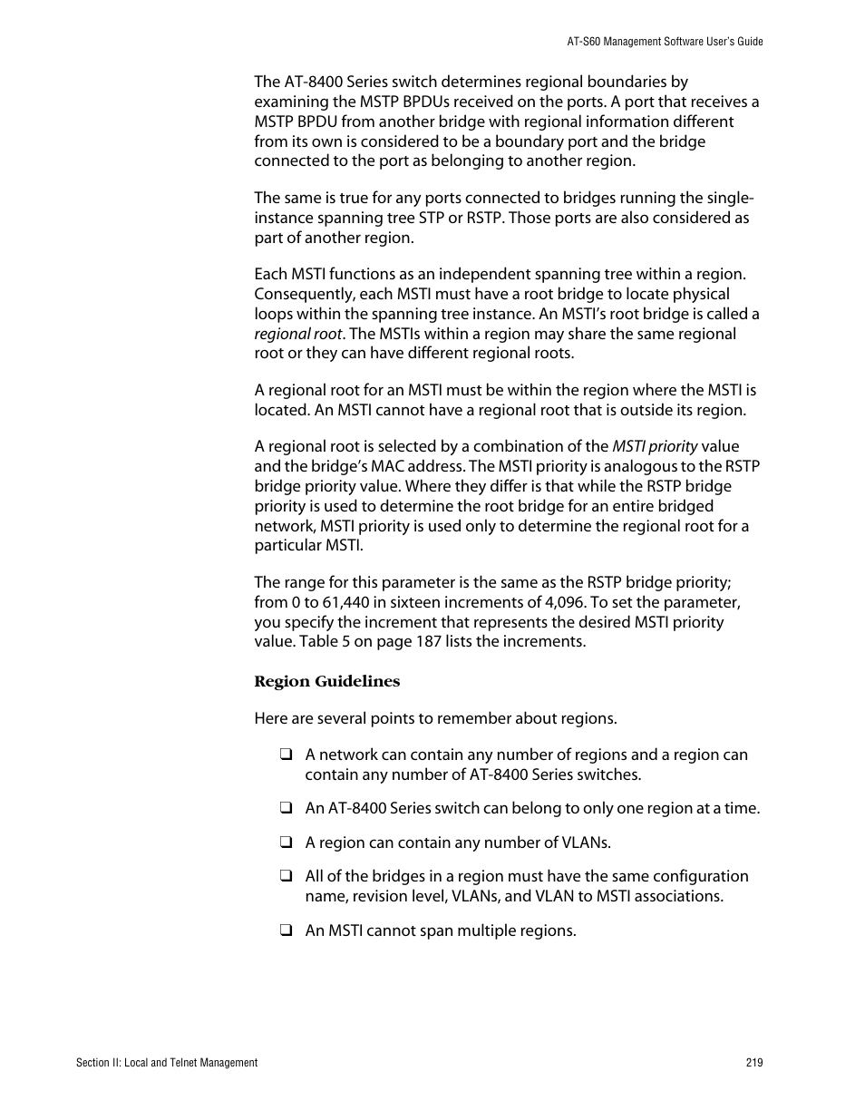 Allied Telesis AT-S60 User Manual | Page 220 / 615