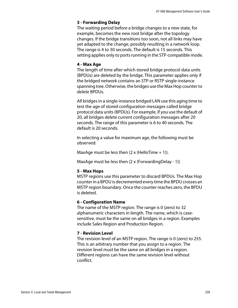 Allied Telesis AT-S60 User Manual | Page 230 / 615