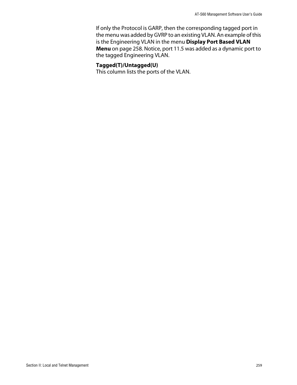 Allied Telesis AT-S60 User Manual | Page 260 / 615