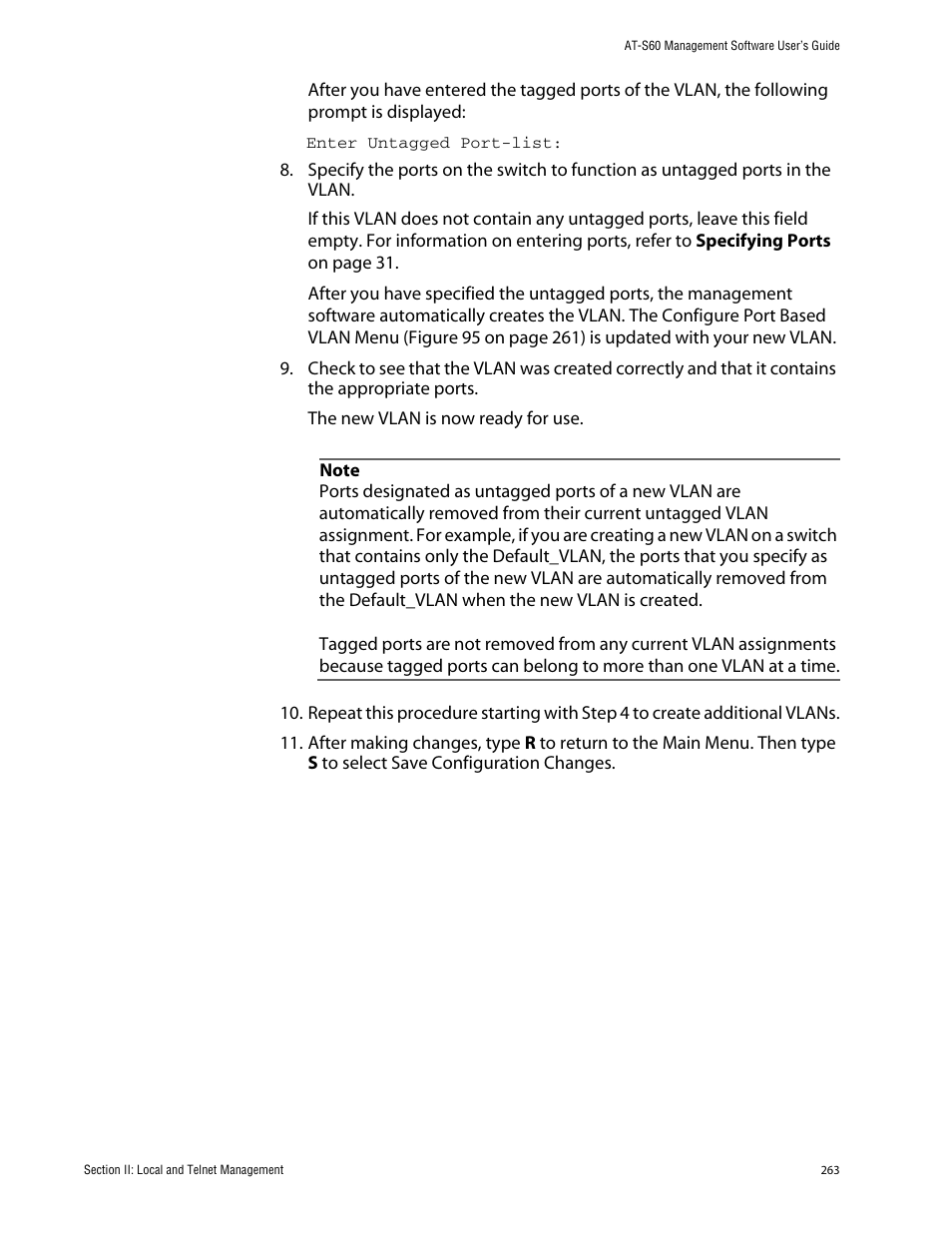 Allied Telesis AT-S60 User Manual | Page 264 / 615