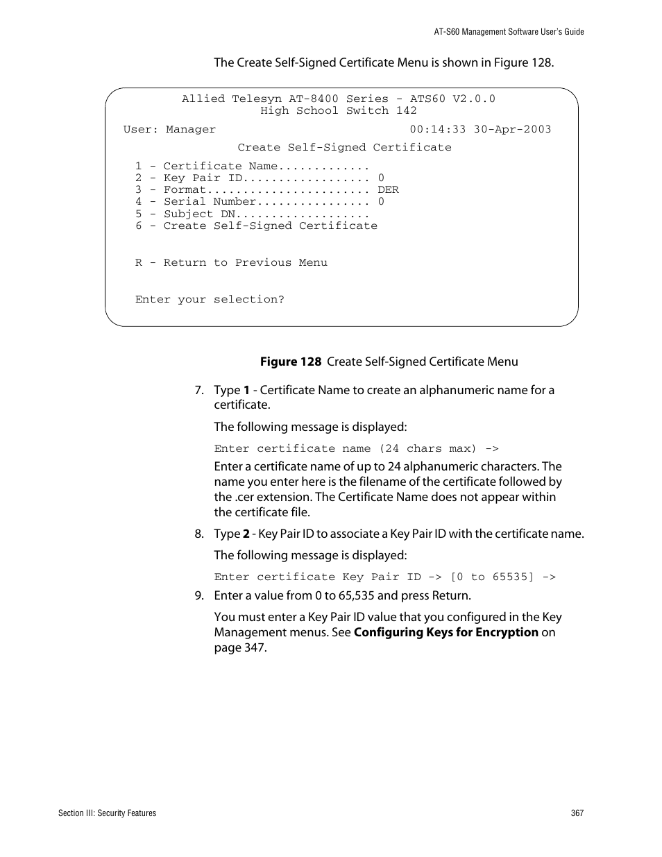 Allied Telesis AT-S60 User Manual | Page 368 / 615