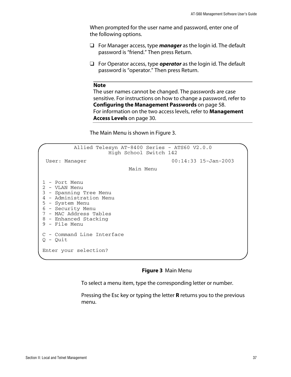 Allied Telesis AT-S60 User Manual | Page 38 / 615