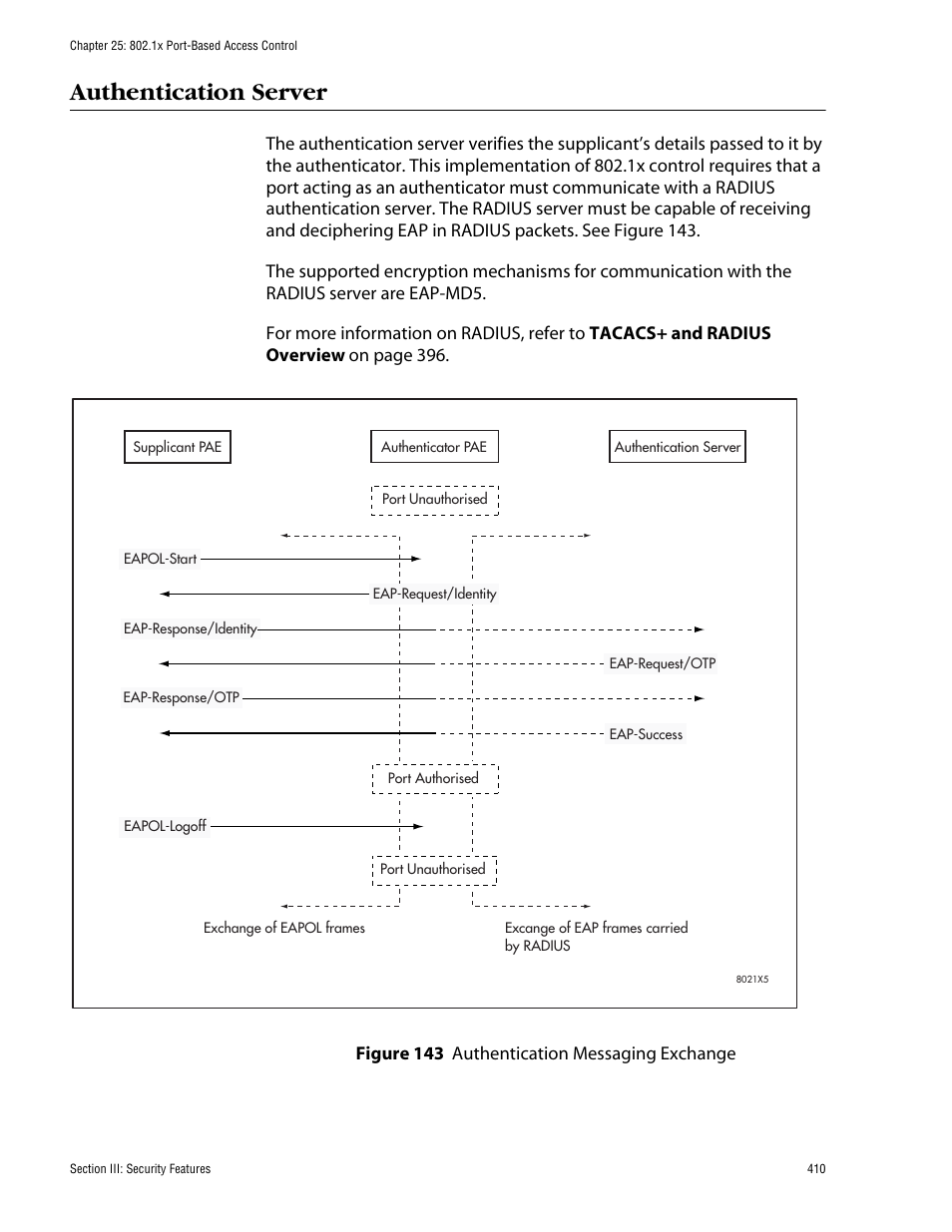 Authentication server | Allied Telesis AT-S60 User Manual | Page 411 / 615