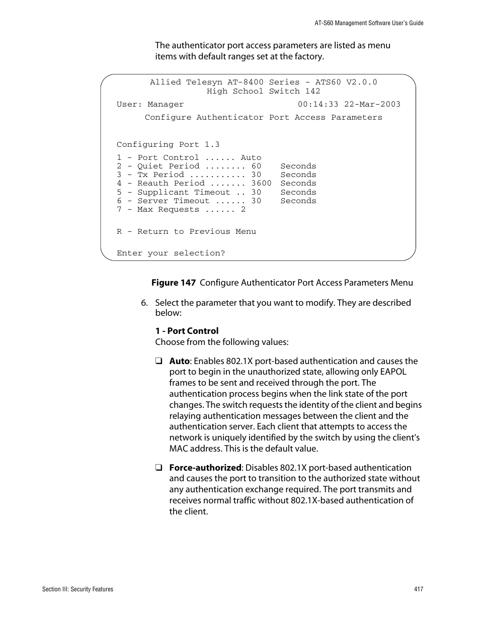 Allied Telesis AT-S60 User Manual | Page 418 / 615