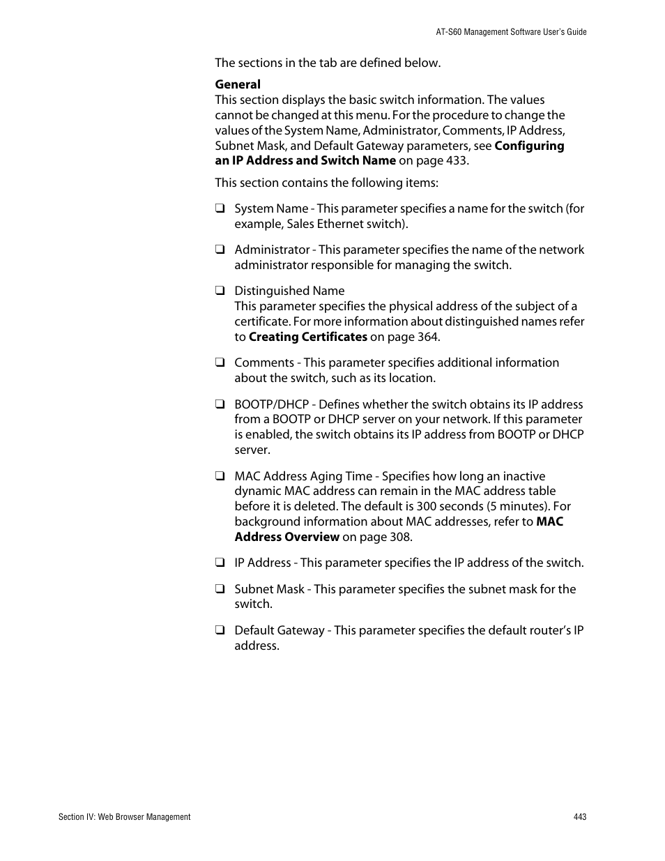 Allied Telesis AT-S60 User Manual | Page 444 / 615