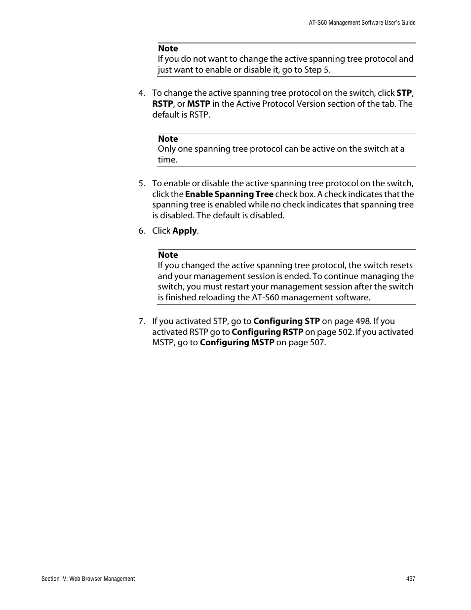 Allied Telesis AT-S60 User Manual | Page 498 / 615