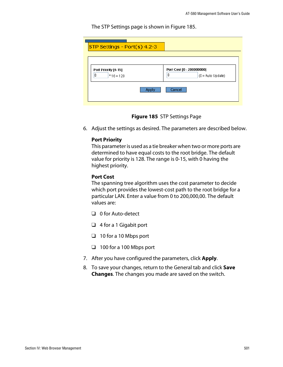 Allied Telesis AT-S60 User Manual | Page 502 / 615