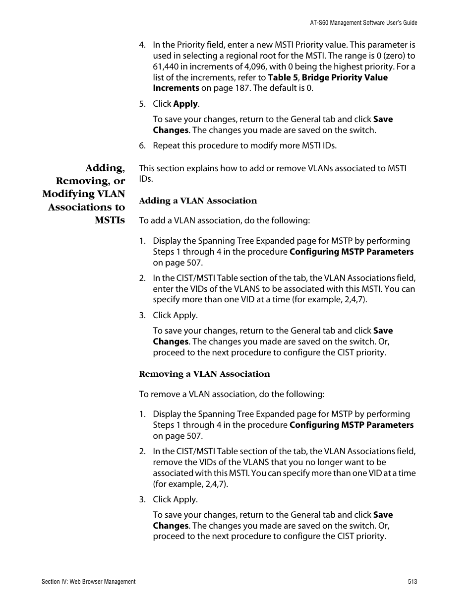 Allied Telesis AT-S60 User Manual | Page 514 / 615
