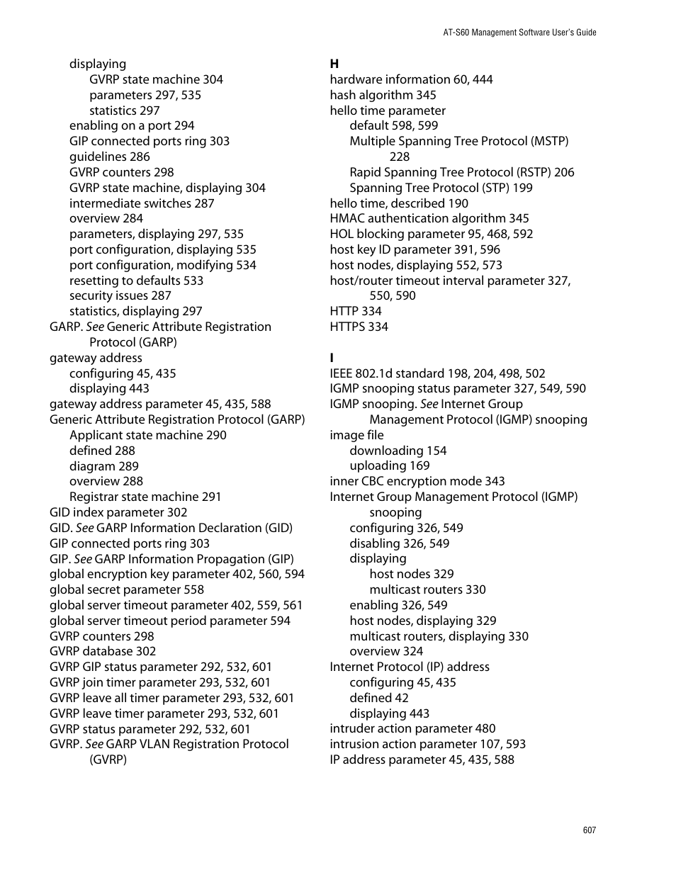 Allied Telesis AT-S60 User Manual | Page 608 / 615