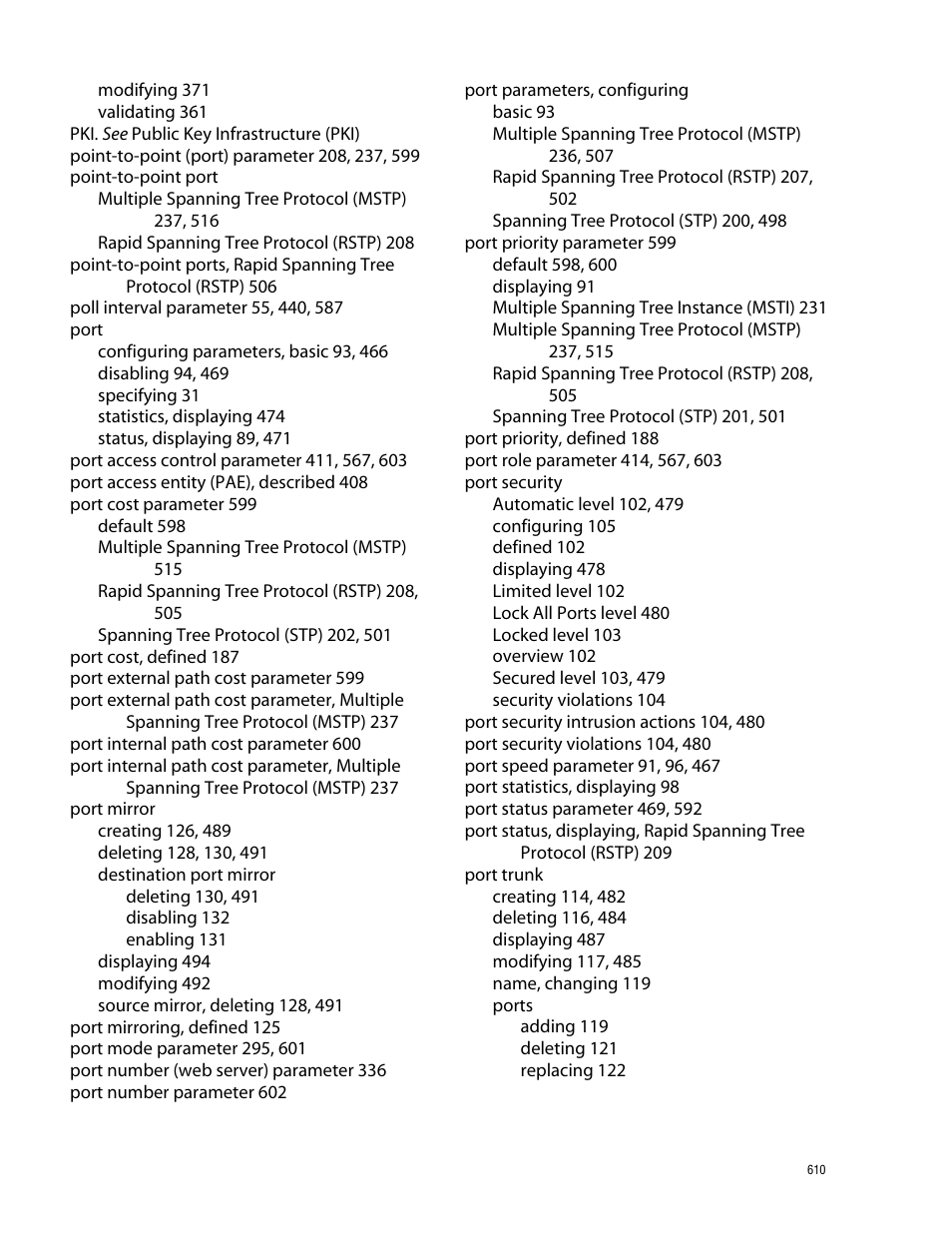 Allied Telesis AT-S60 User Manual | Page 611 / 615