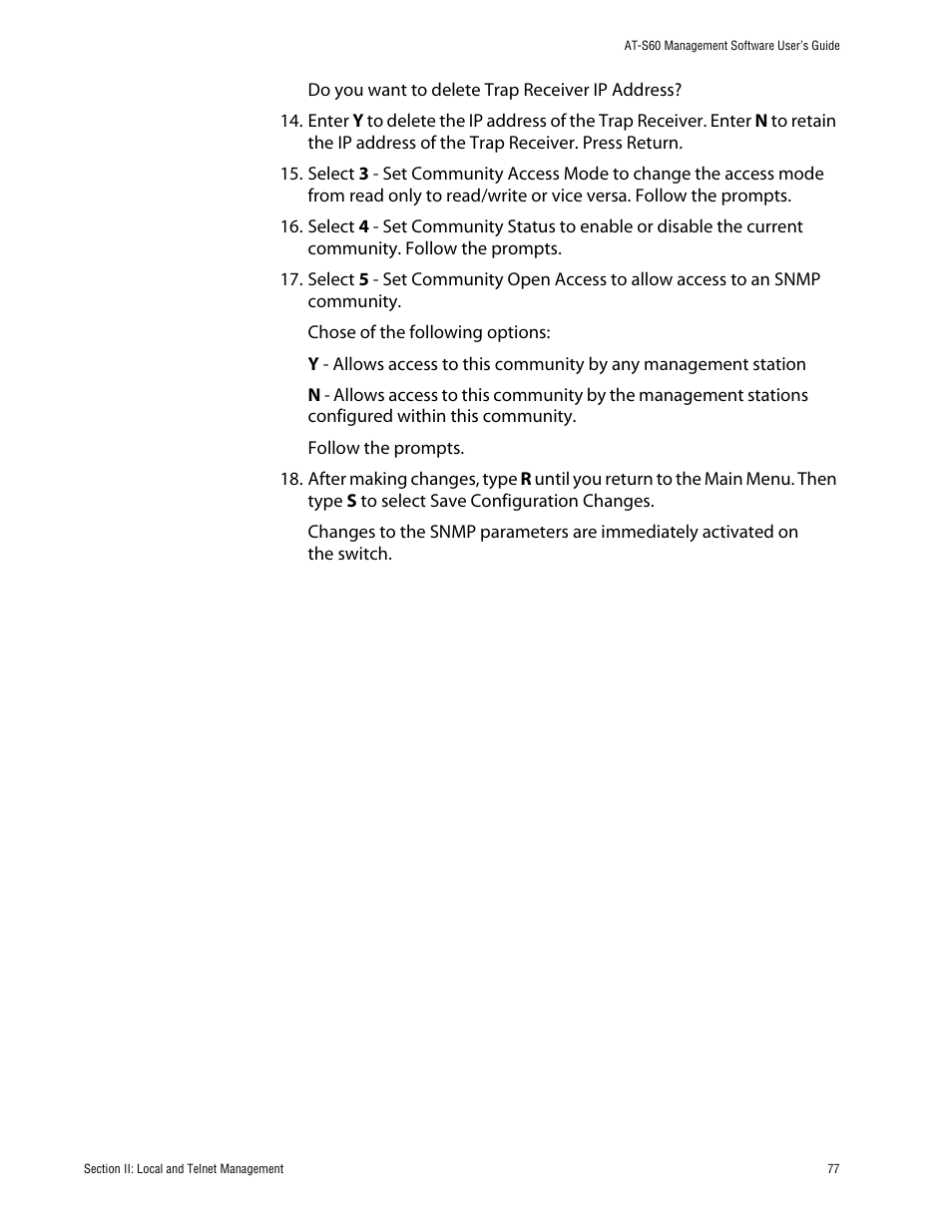 Allied Telesis AT-S60 User Manual | Page 78 / 615