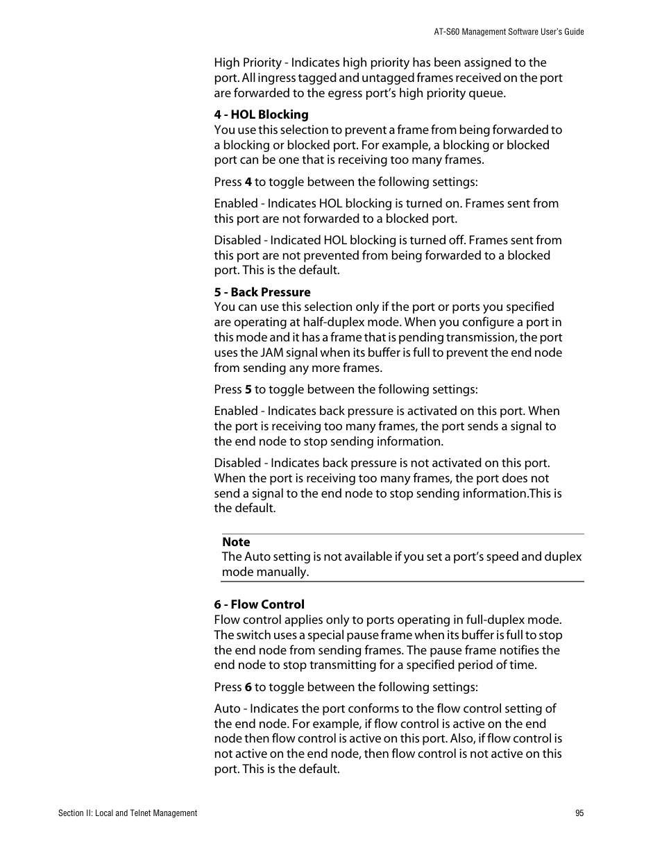 Allied Telesis AT-S60 User Manual | Page 96 / 615