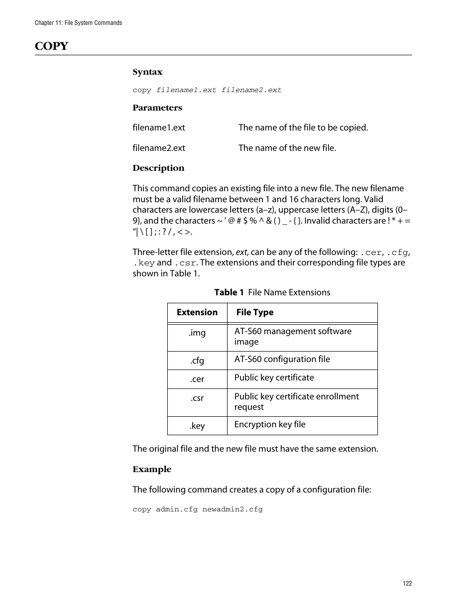 Copy | Allied Telesis AT-S60 User Manual | Page 124 / 303