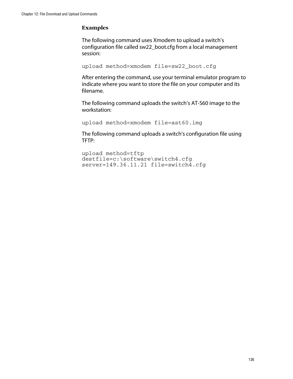 Allied Telesis AT-S60 User Manual | Page 138 / 303