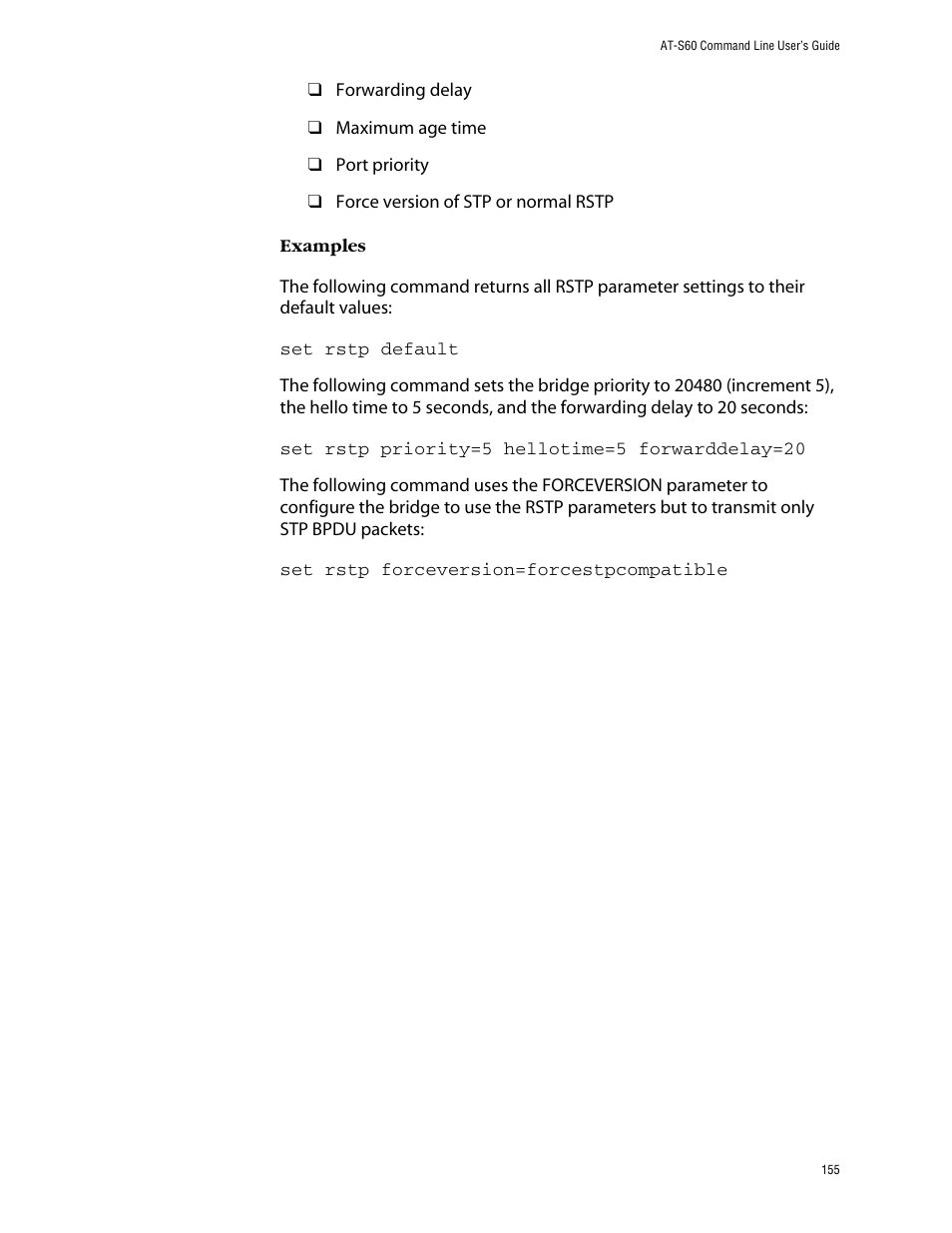 Allied Telesis AT-S60 User Manual | Page 157 / 303