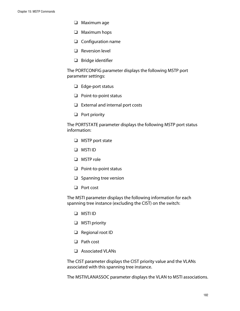 Allied Telesis AT-S60 User Manual | Page 184 / 303