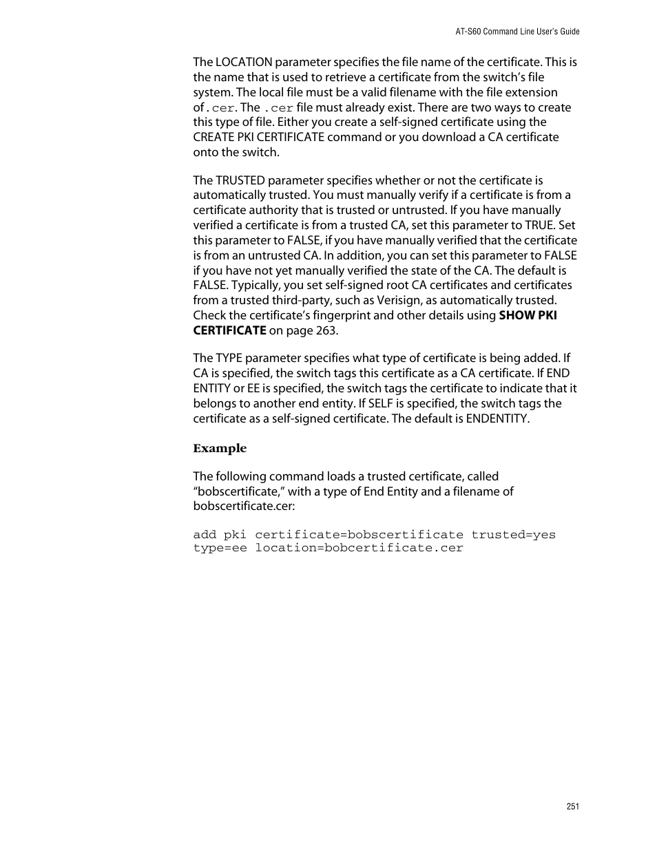 Allied Telesis AT-S60 User Manual | Page 253 / 303