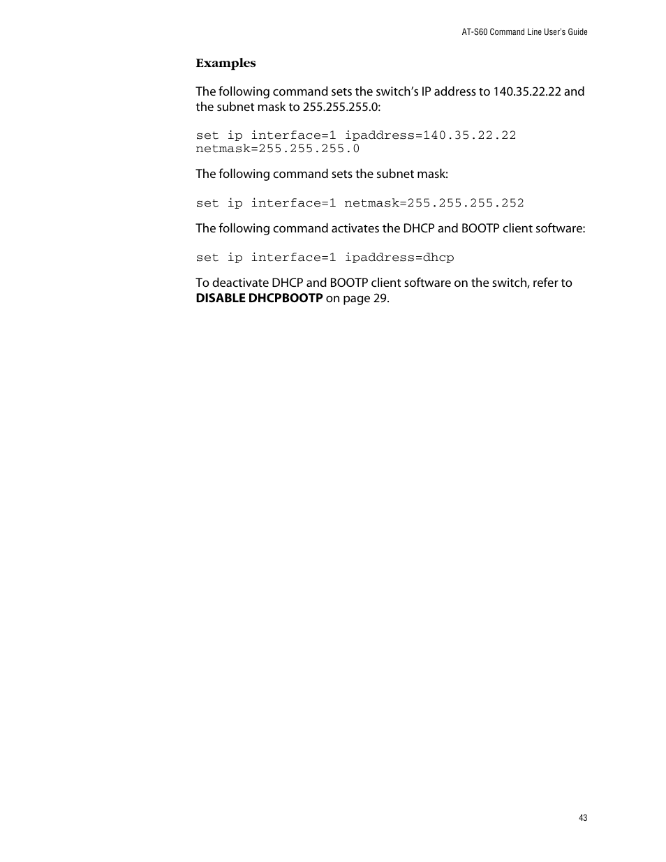 Allied Telesis AT-S60 User Manual | Page 45 / 303