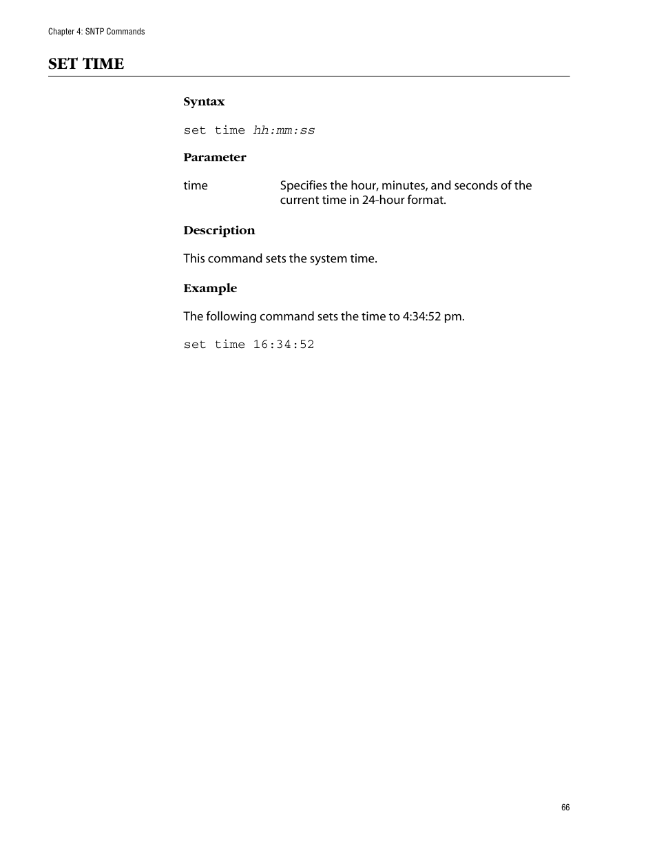 Set time | Allied Telesis AT-S60 User Manual | Page 68 / 303