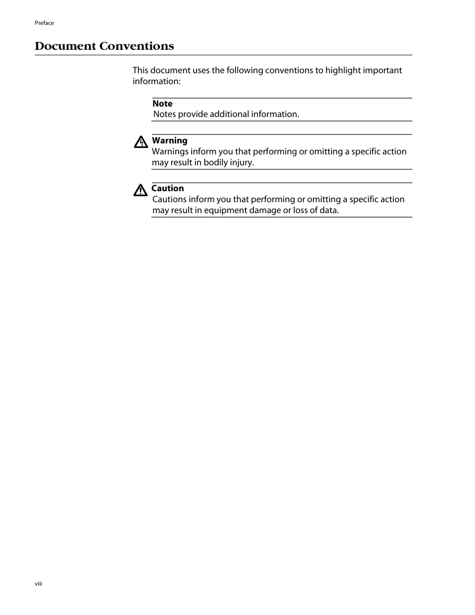 Document conventions | Allied Telesis AT-GS908 User Manual | Page 8 / 52