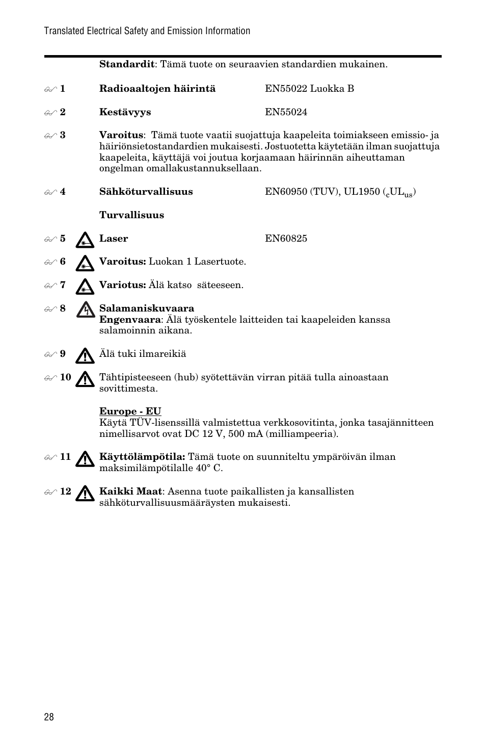 Allied Telesis AT-LMC100ST User Manual | Page 38 / 44