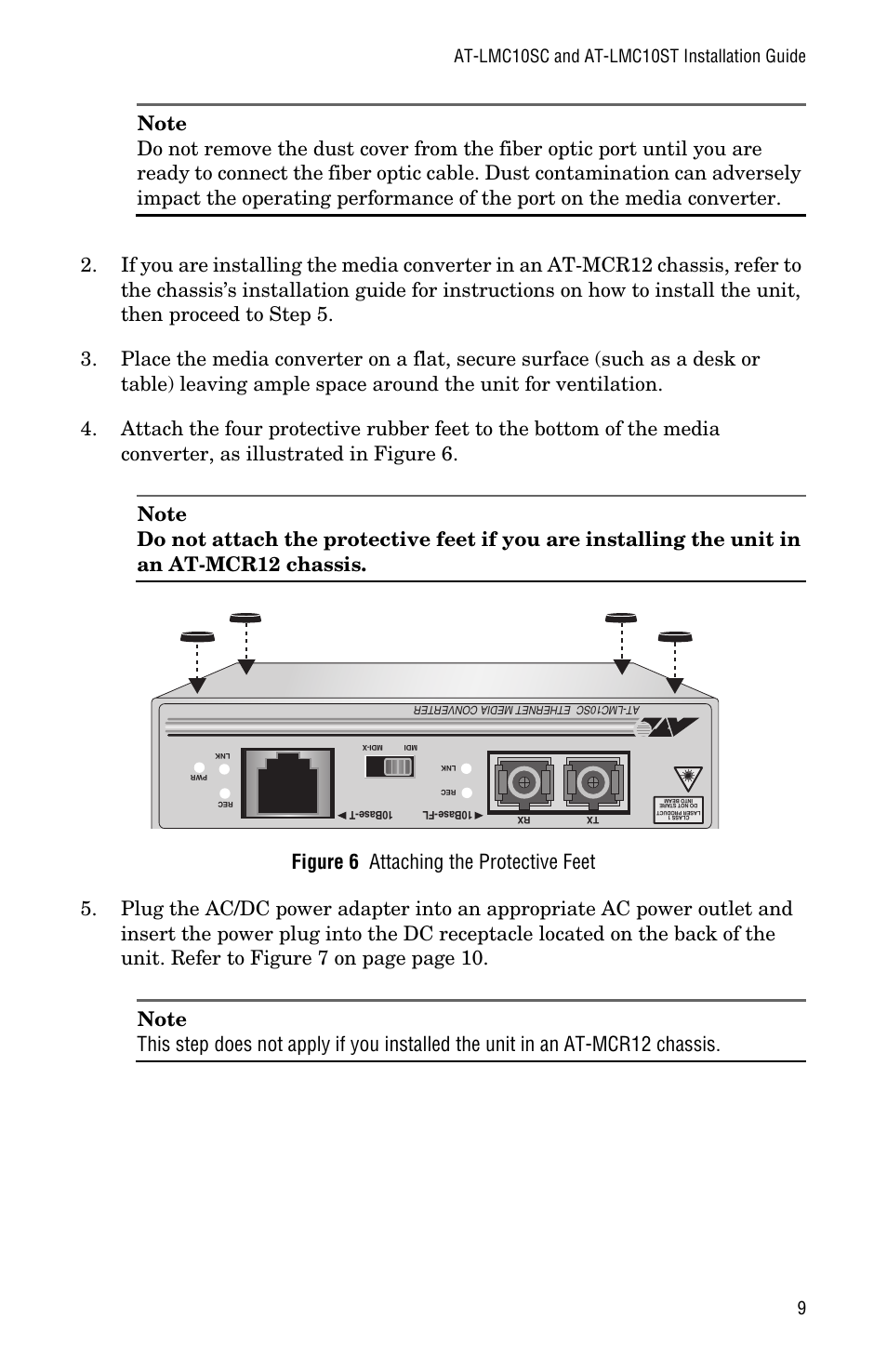 Allied Telesis AT-LMC10ST User Manual | Page 19 / 44