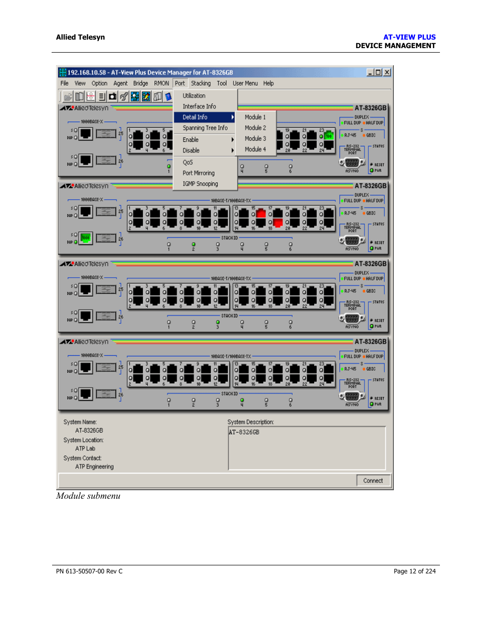 Allied Telesis AT-VIEW PLUS 2.3 DEVICE MANAGEMENT User Manual | Page 12 / 224