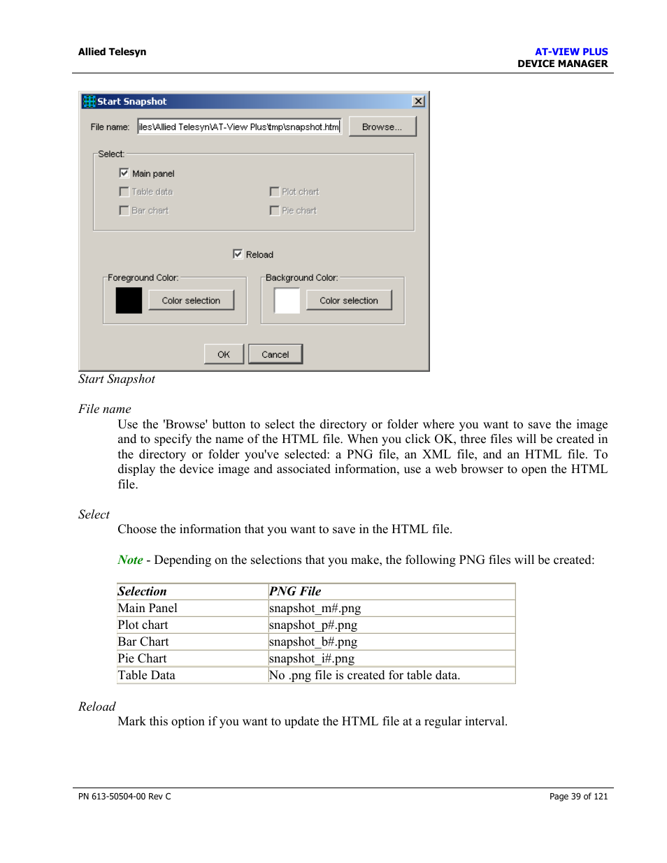 Allied Telesis AT-VIEW PLUS 2.3 DEVICE MANAGER User Manual | Page 39 / 121