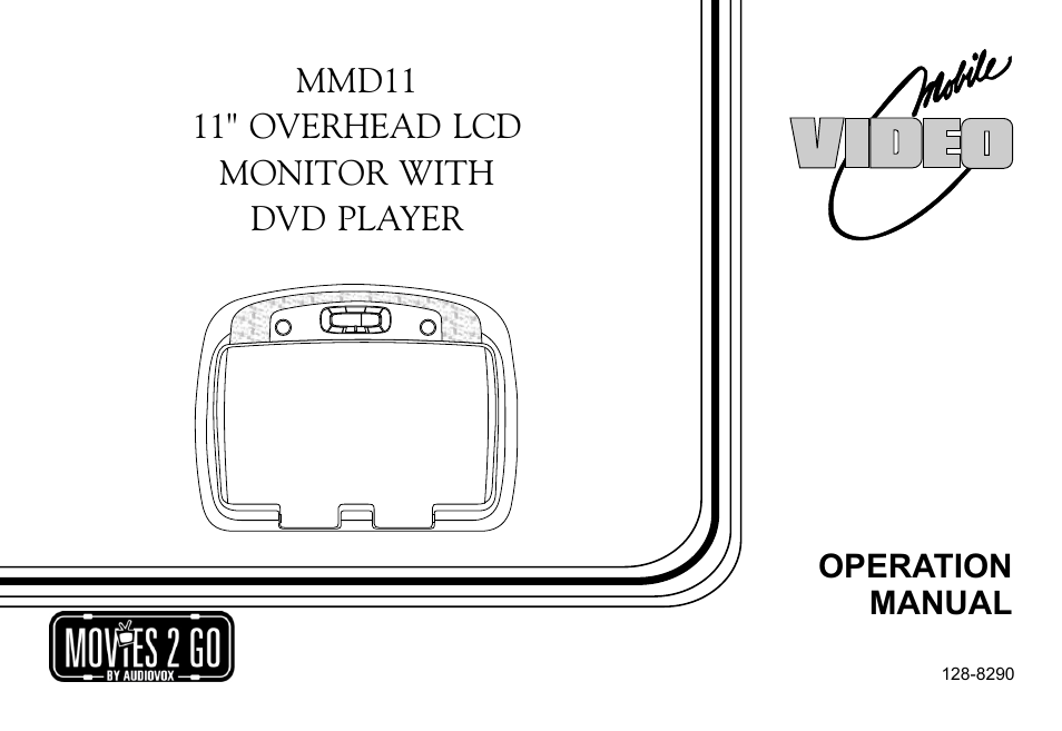 Audiovox Movies2Go 128-8290 User Manual | 28 pages