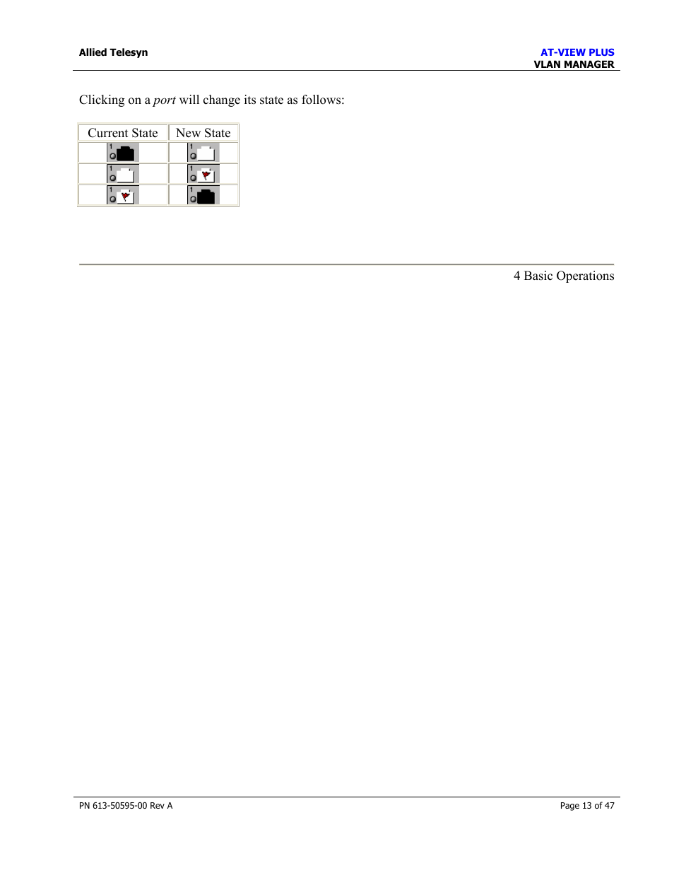 Allied Telesis AT-VIEW PLUS 2.3 VLAN MANAGER User Manual | Page 13 / 47