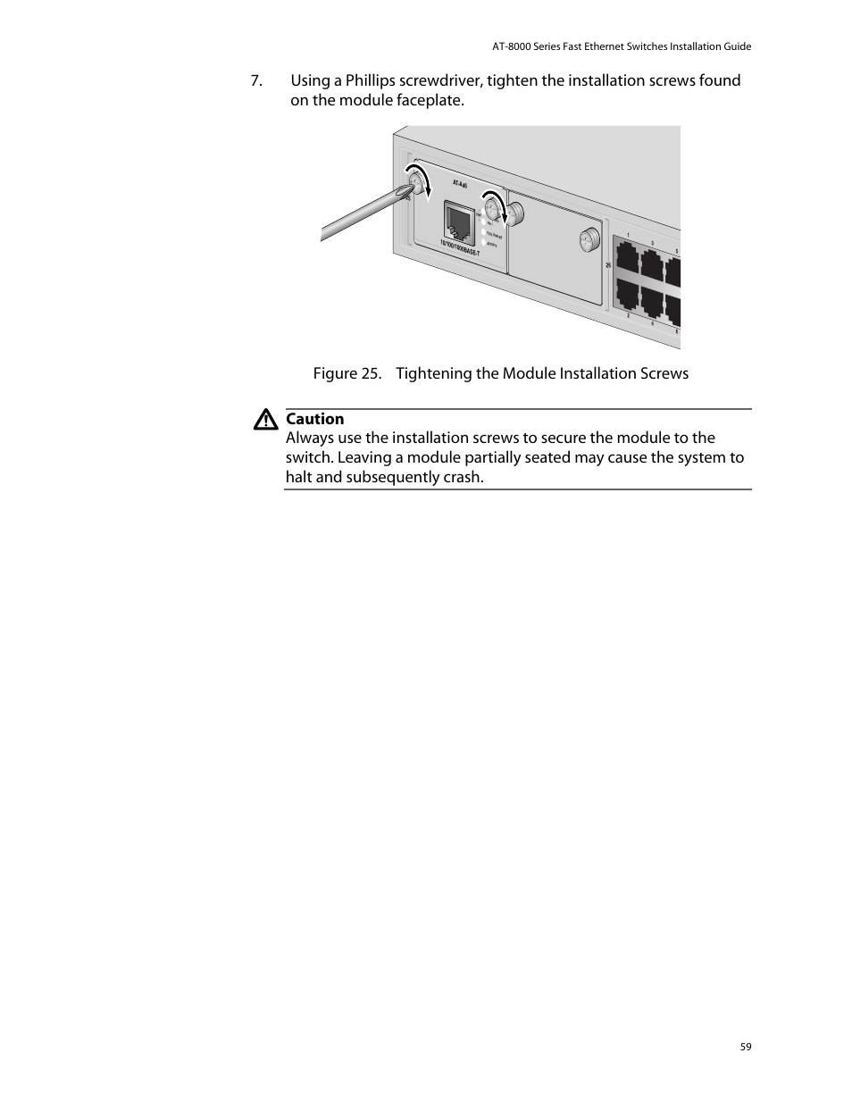 Allied Telesis AT-8088/xx (MT and SC) User Manual | Page 59 / 116