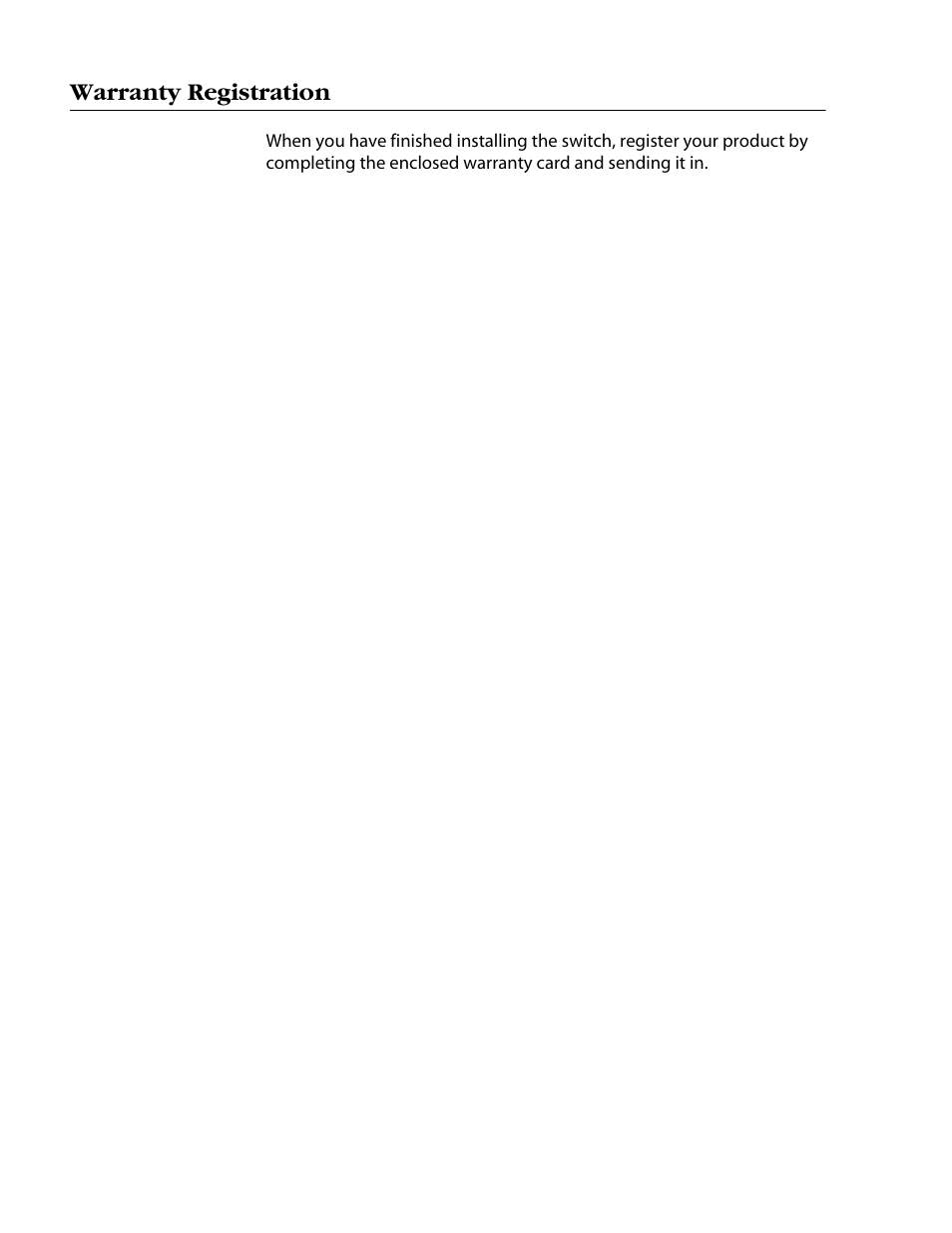 Warranty registration | Allied Telesis AT-8088/xx (MT and SC) User Manual | Page 74 / 116