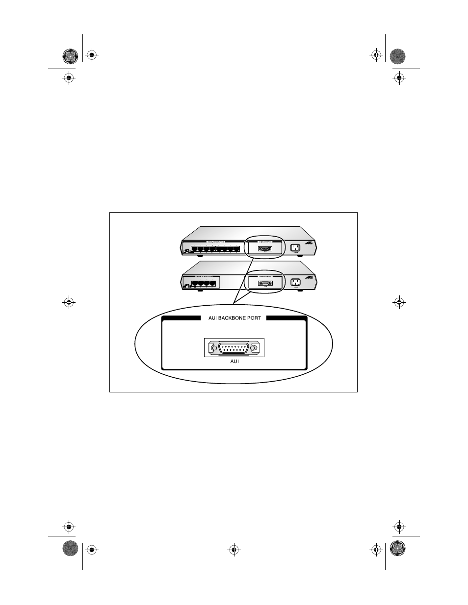 Jabber lock-up protection, Backbone network port, Figure3: aui network port | Allied Telesis AT-MR820T User Manual | Page 26 / 66