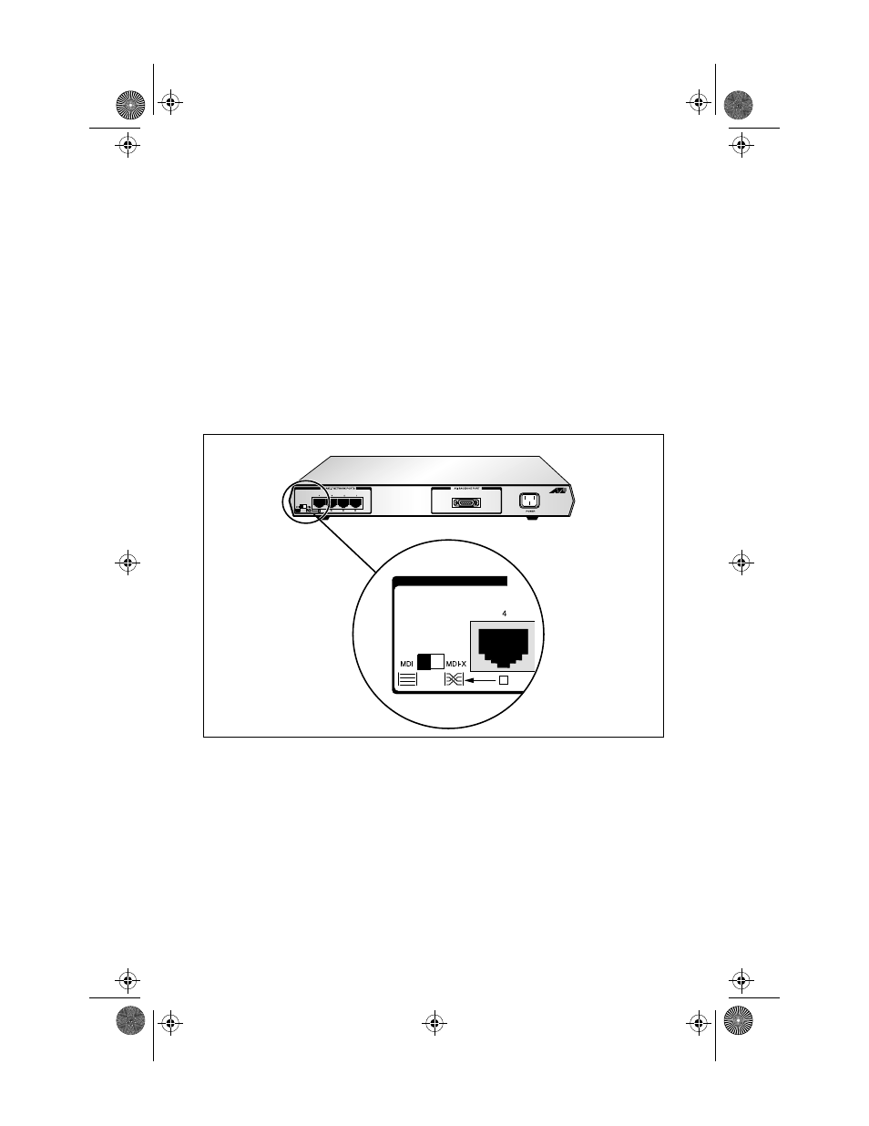 Mdi/mdi-x switch and uplink port, Figure13: uplink port | Allied Telesis AT-MR820T User Manual | Page 44 / 66