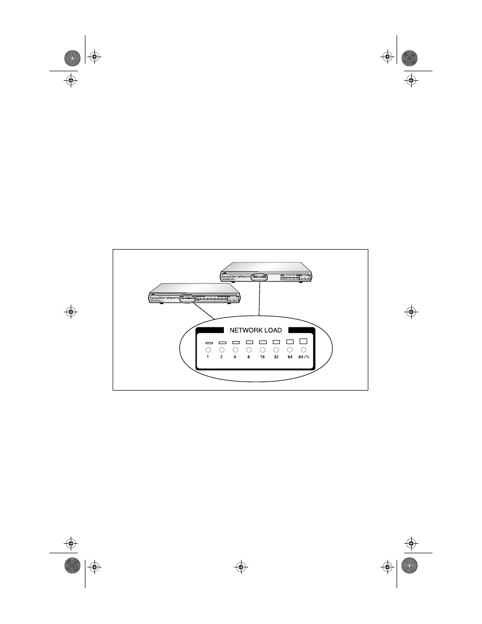 Led status indicators, Network load indicators, Figure5: network load indicators | Port status indicators | Allied Telesis AT-MR820TR User Manual | Page 32 / 72