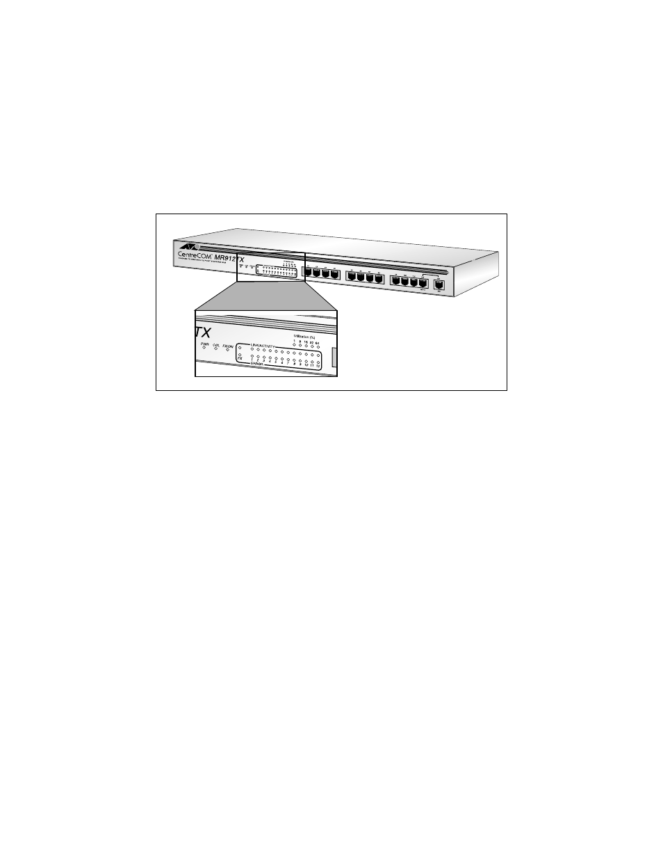 Figure3: front panel leds, Light-emitting diodes (leds) | Allied Telesis AT-MR912TX User Manual | Page 25 / 68