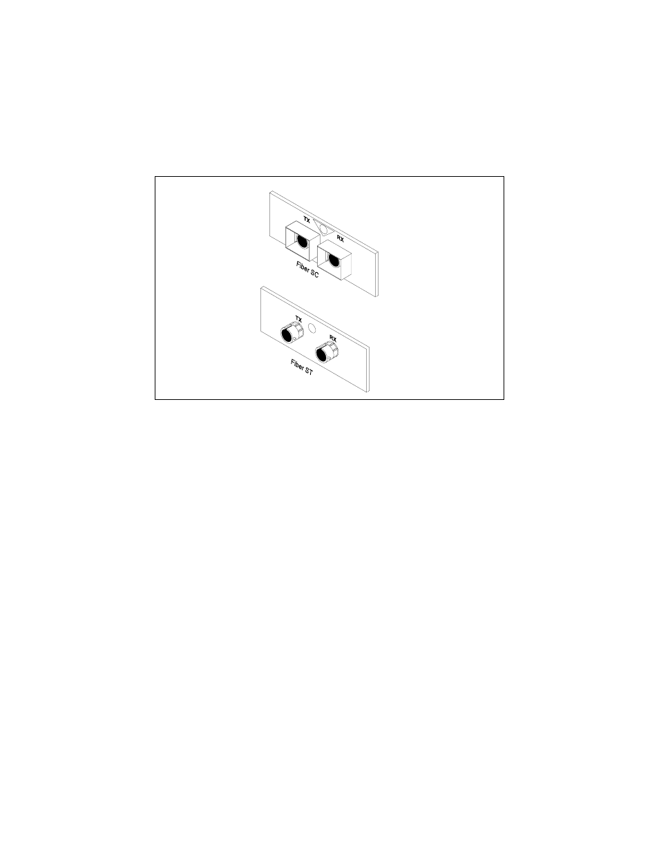Figure6: st and sc connectors, Straight tip connectors | Allied Telesis AT-MR912TX User Manual | Page 29 / 68
