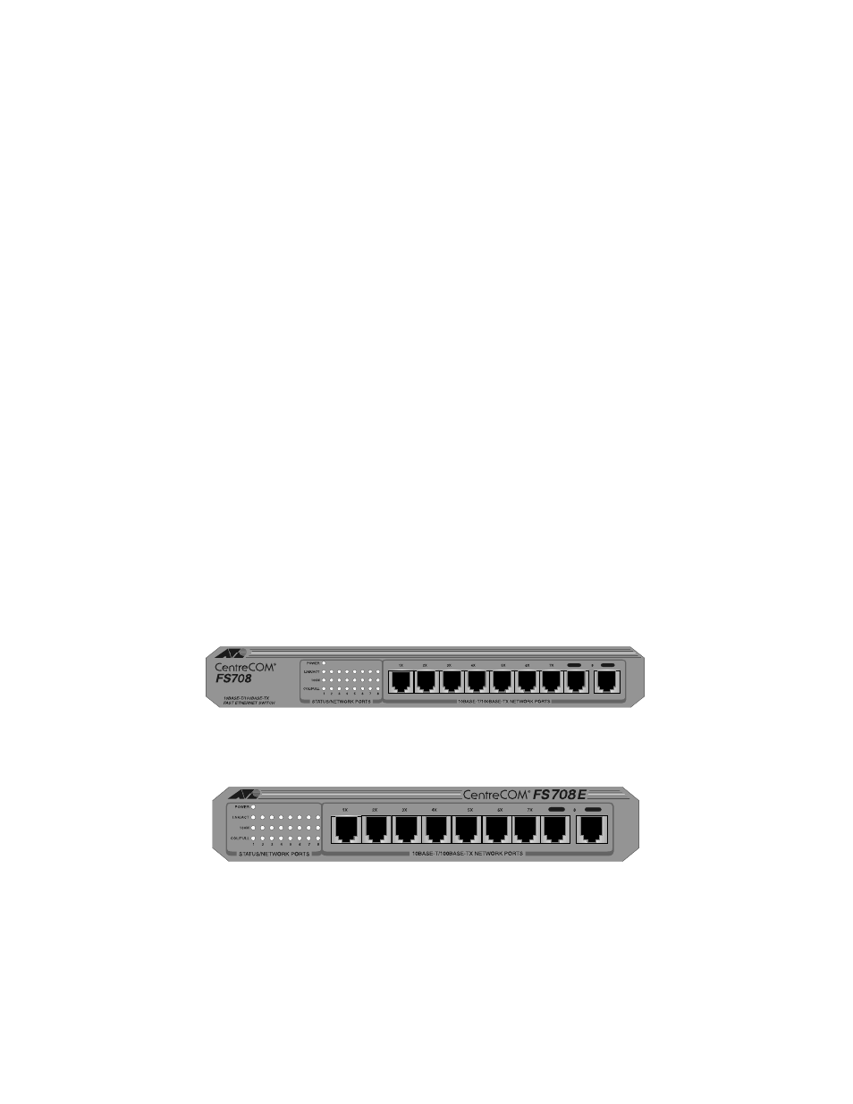 Common major features | Allied Telesis AT-FS708 CentreCOM User Manual | Page 12 / 50