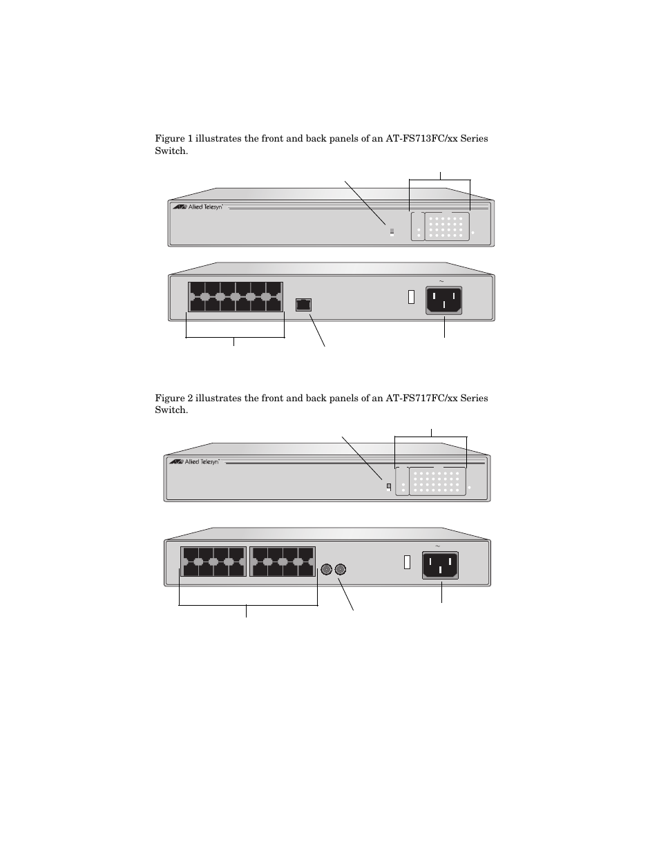 Allied Telesis AT-FS717FC/xx User Manual | Page 12 / 46