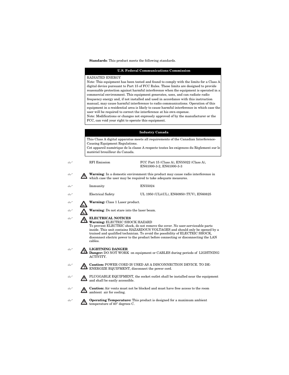 Allied Telesis AT-FS717FC/xx User Manual | Page 36 / 46