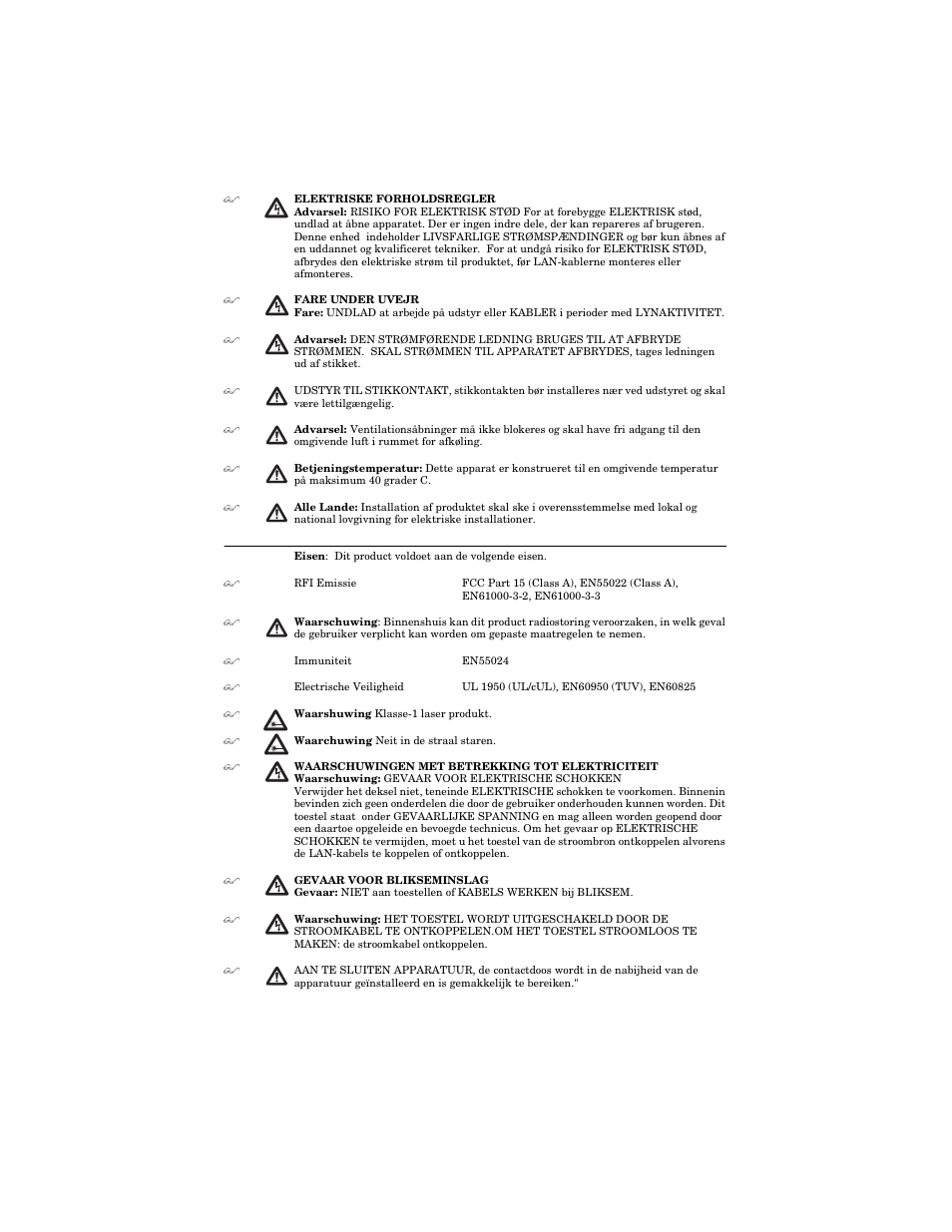 Allied Telesis AT-FS717FC/xx User Manual | Page 38 / 46