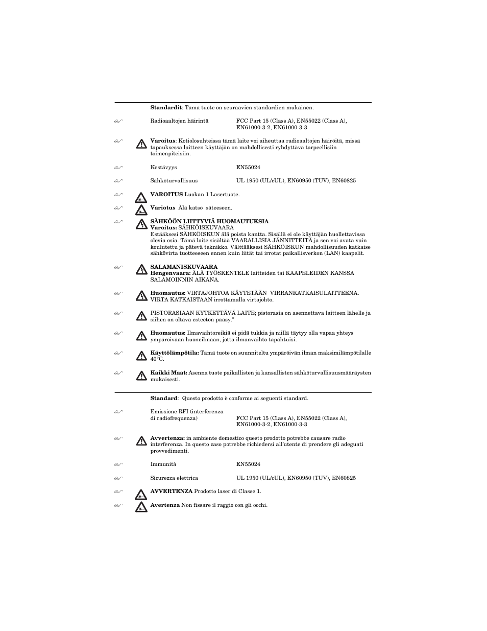 Allied Telesis AT-FS717FC/xx User Manual | Page 40 / 46
