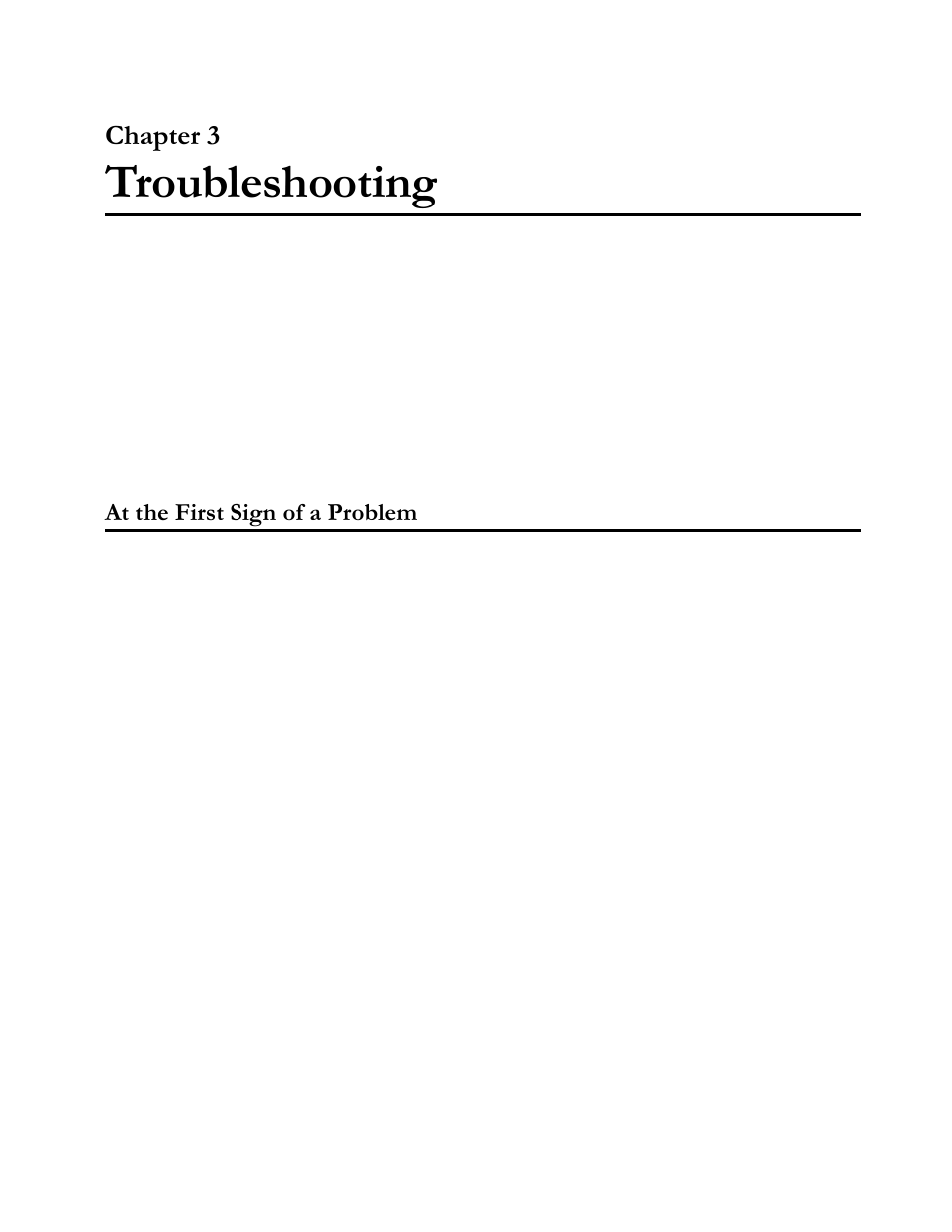Chapter3, Troubleshooting, At the first sign of a problem | Chapter 3, E chapter, 7urxeohvkrrwlqj, Kdswhu 6 | Allied Telesis AT-FS724 User Manual | Page 41 / 68