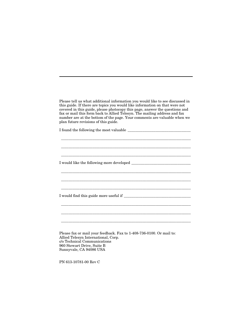 Appendix b | Allied Telesis AT-MC104LH User Manual | Page 23 / 28