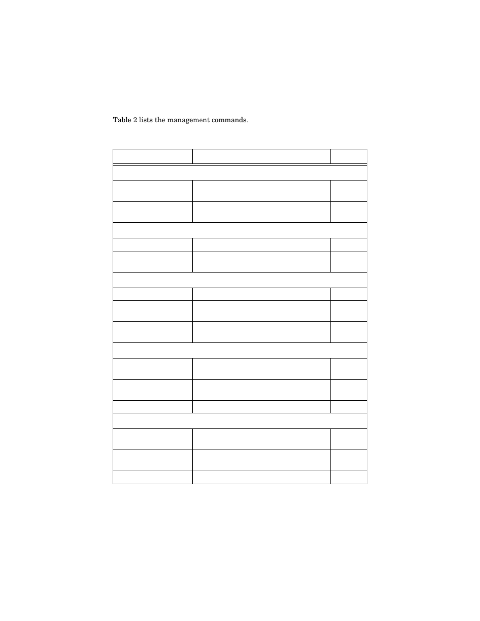 Management commands | Allied Telesis AT-MCM02 User Manual | Page 25 / 52
